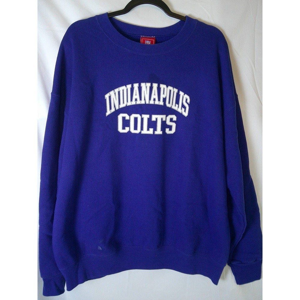 Vintage NFL‎ Indianapolis Colts Sweatshirt Crewneck Pullover Collegiate X-Large